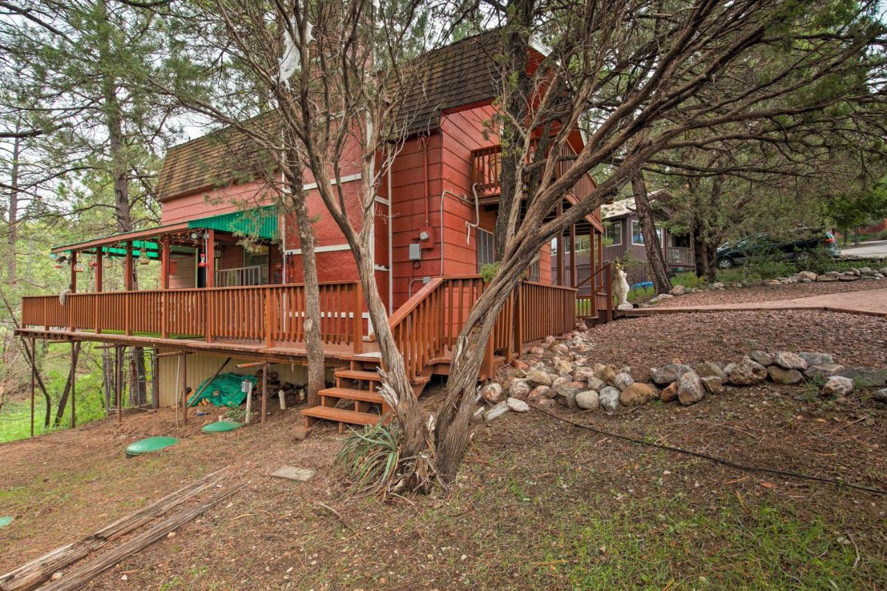 Ruidoso Cabin With Deck And Grill Less Than 3 Mi To Race Track Villa Exteriör bild