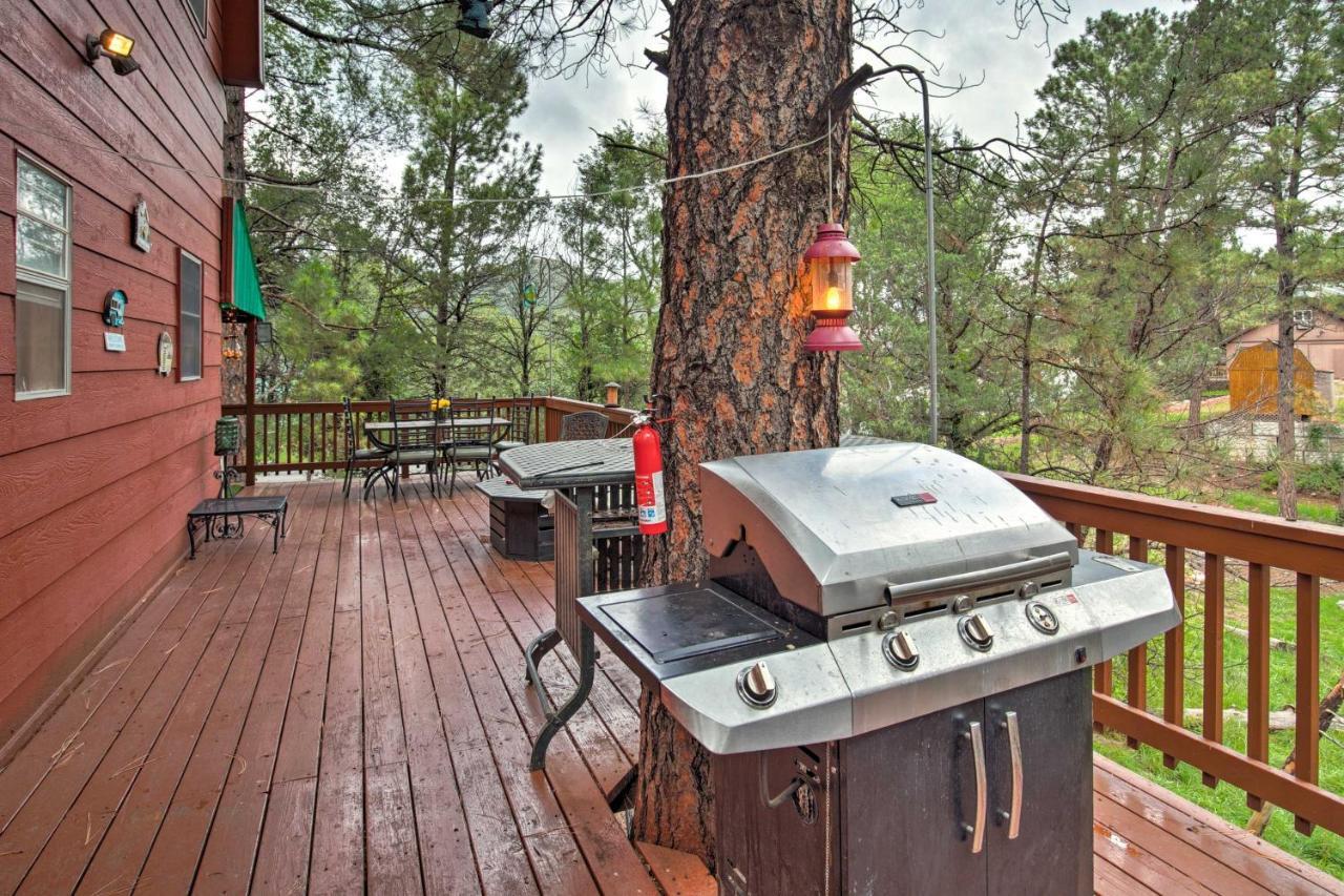 Ruidoso Cabin With Deck And Grill Less Than 3 Mi To Race Track Villa Exteriör bild