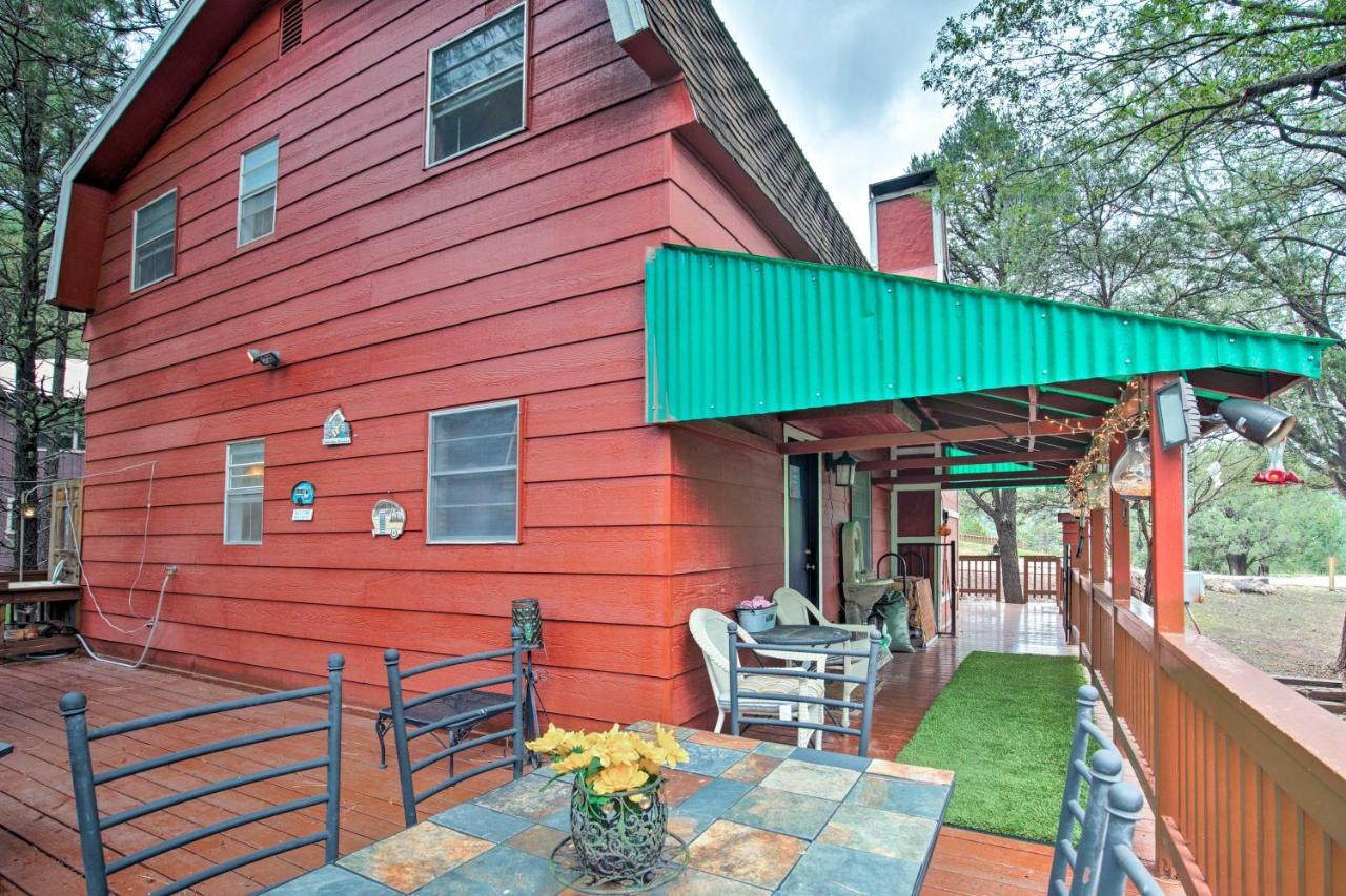 Ruidoso Cabin With Deck And Grill Less Than 3 Mi To Race Track Villa Exteriör bild